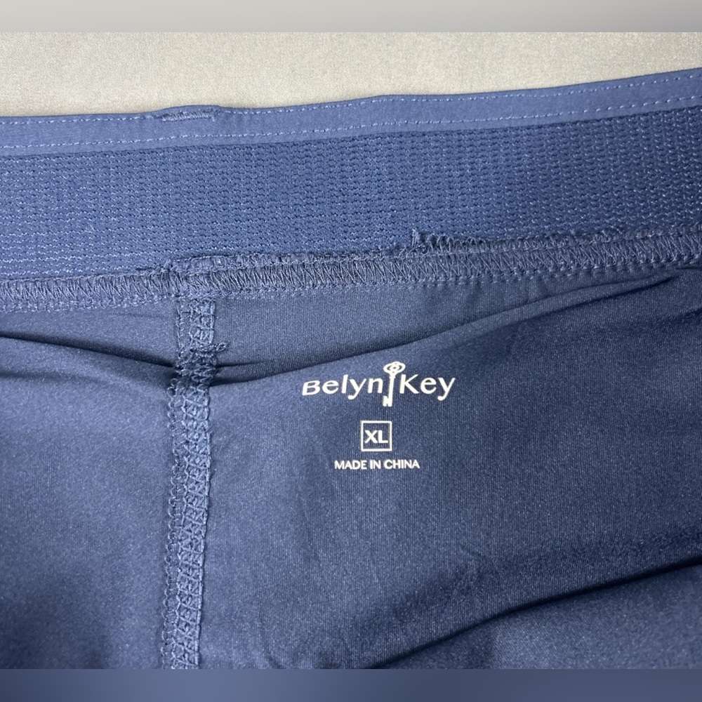 Belyn Key Womens Golf Skort XL Ink Blue Polyester Spandex - Picture 5 of 6